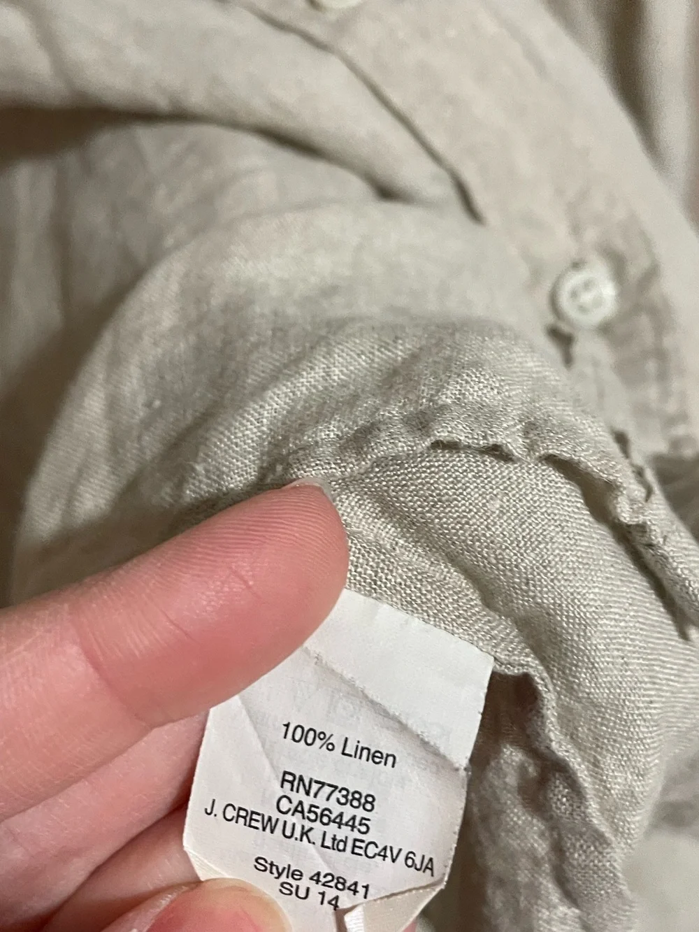 J. Crew light beige